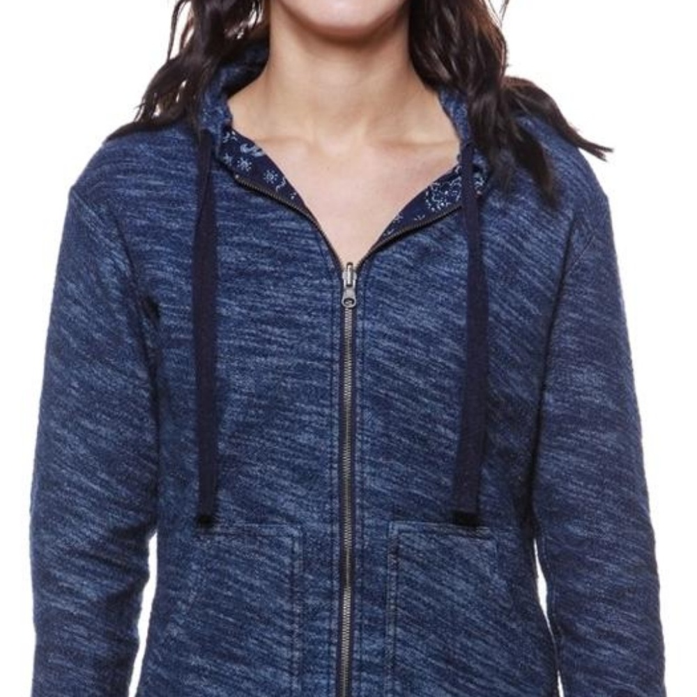 Chip Foster Reversible Hoodie Jacket Sweatshirt